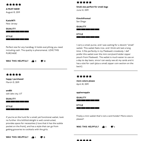 NWT Madewell • The Post Billfold Wallet - Picture 5 of 5